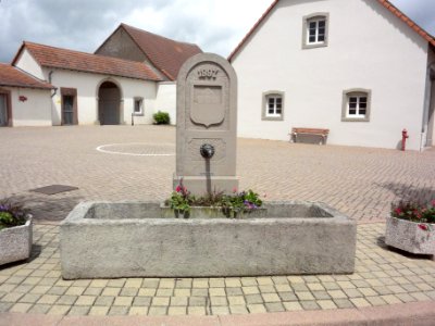 Zilling (Moselle) fontaine