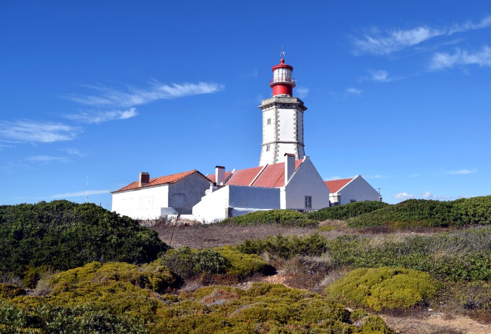 Lighthouse sky blue sky