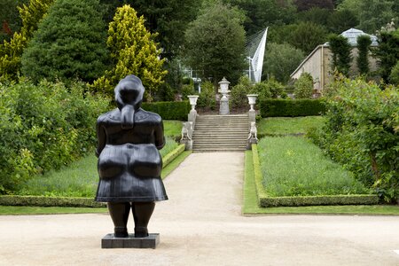 Sculpture figure green art