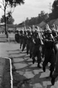 Zaterdagmorgen 27 november 1948 werden te Tjimahi in de Kaderschool I Infanterie, Bestanddeelnr 2181