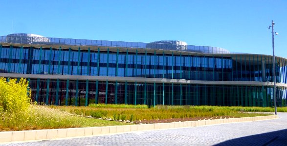 Zaragoza - Recinto Expo Zaragoza, Ciudad de la Justicia, Edificio Vidal de Canellas 01