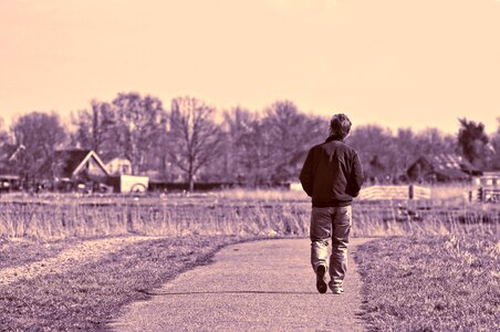 People walking motion photo