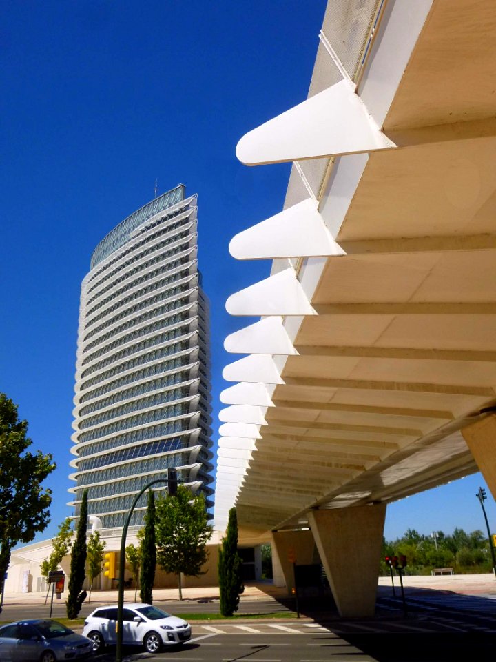 Zaragoza - Recinto Expo 2008, Torre del Agua 04