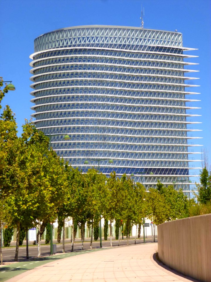 Zaragoza - Recinto Expo 2008, Torre del Agua 01