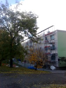 Zateplovani panelaku Teplice Sevcikova (18 10 2013) 1
