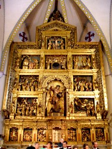 Zaragoza - Iglesia de San Miguel de los Navarros, retablo de Forment1