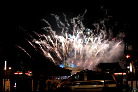 ZDF new year TV show Brandenburg gate for 2021 firework from Unter den Linden 39