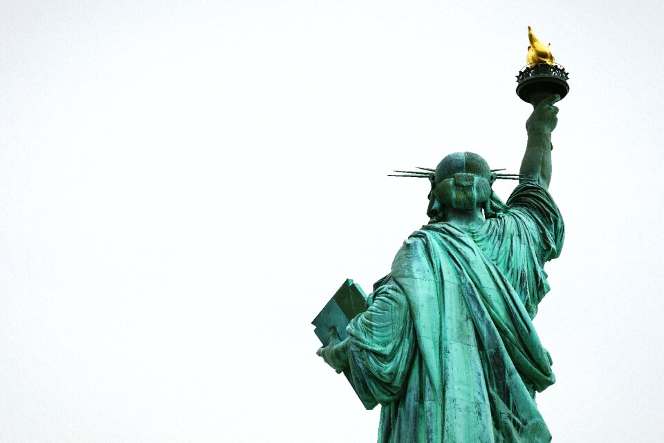 Liberty statue sculpture