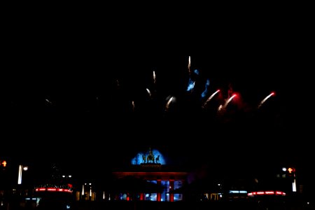 ZDF new year TV show Brandenburg gate for 2021 firework from Unter den Linden 24