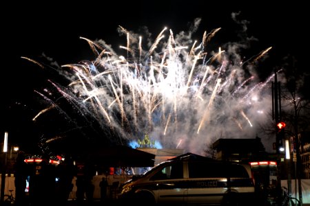 ZDF new year TV show Brandenburg gate for 2021 firework from Unter den Linden 44