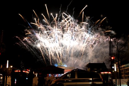 ZDF new year TV show Brandenburg gate for 2021 firework from Unter den Linden 50