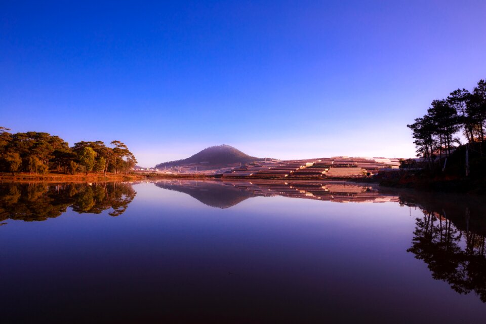 Background sky water