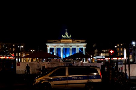 ZDF new year TV show Brandenburg gate for 2021 from outside 04