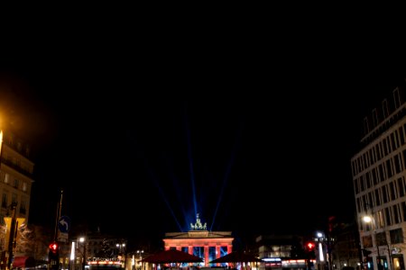 ZDF new year TV show Brandenburg gate for 2021 from outside 18