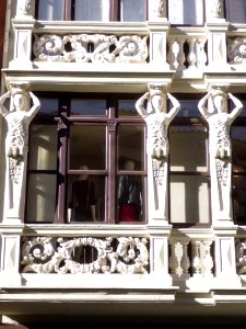Zamora - Plaza de Sagasta, Casa Fidel Luelmo o Edificio Las Cariátides 6