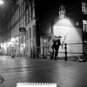 Zeedijk te Amsterdam in de nacht, Bestanddeelnr 907-5545