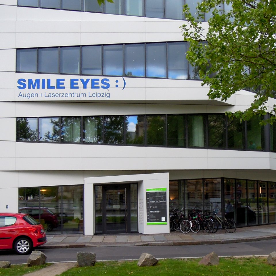 Zentrum für Augenheilkunde -Smile Eyes- in der Lampestraße in Leipzig Mitte Mai 2019a