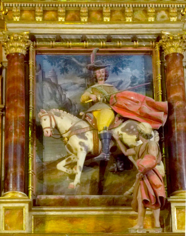 Zegama - Iglesia de San Martín de Tours, interiores, retablo mayor 03