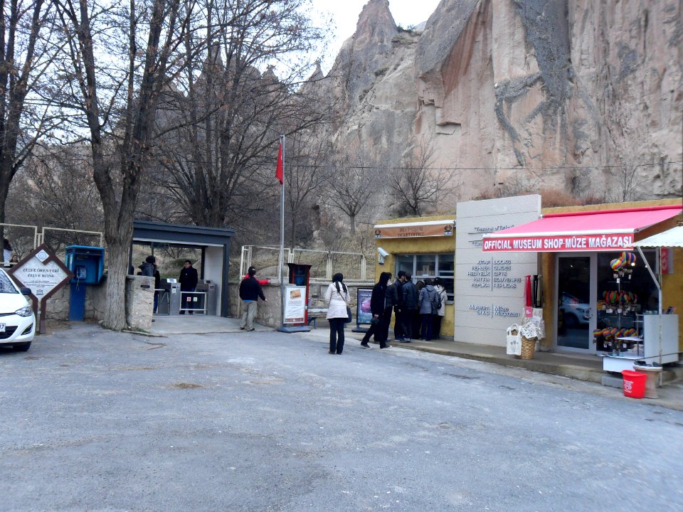 Zelve Açık Hava Müzesi giriş