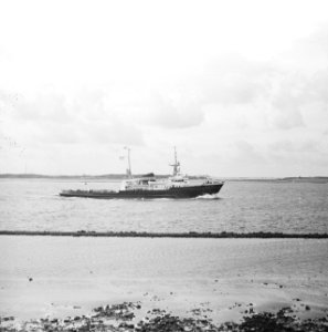 Zeesleper De Witte Zee (III) bij aanvang van de eerste proefvaart, Bestanddeelnr 919-5601
