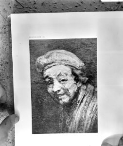 Zelfportret van Rembrandt, Bestanddeelnr 922-0714