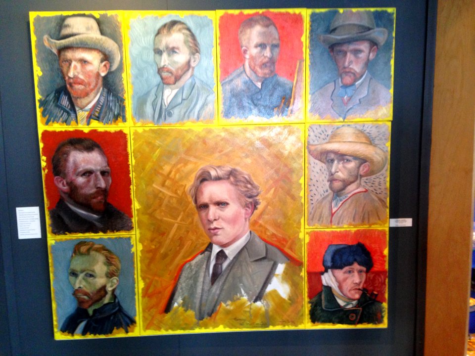 Zelfportretten Vincent van Gogh, reproducties van Ans Markus
