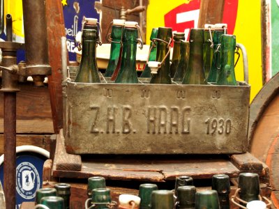 ZHB Haag 1930 metalen bierkrat