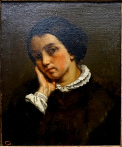 Zelie Courbet by Gustave Courbet, 1847, oil on canvas - Museu de Arte de São Paulo - DSC07338