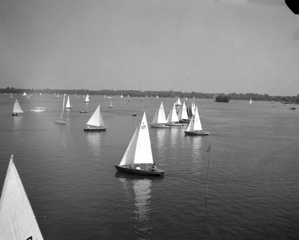 Zeilen. Kralingse Plas Rotterdam, Bestanddeelnr 908-6467