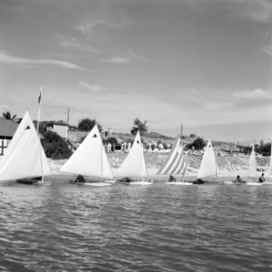 Zeilregatta bij de Yachtclub op Aruba, Bestanddeelnr 252-3923