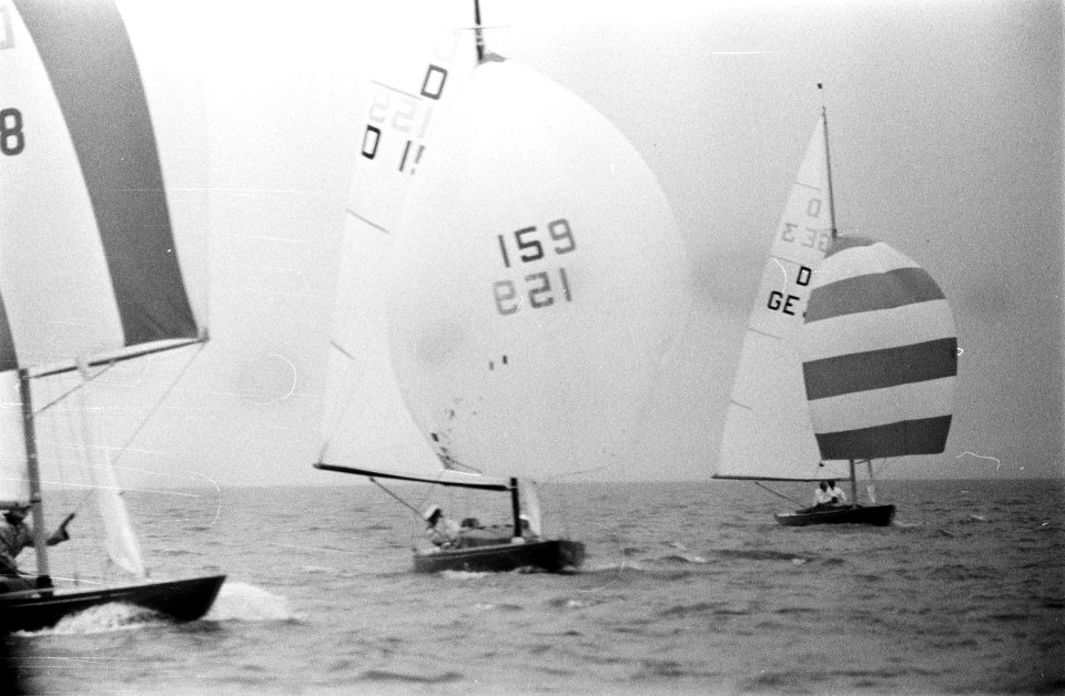Zeilwedstrijden op het IJsselmeer om Drakencup 1960, Bestanddeelnr 911-3968