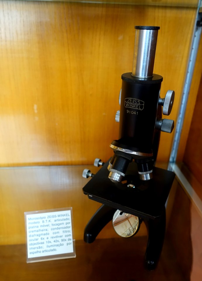 Zeiss-Winkel B.T.K. microscope - Museu Botânico da Universidade de Coimbra - University of Coimbra - Coimbra, Portugal - DSC08987