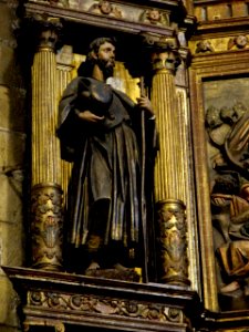 Zarauz - Iglesia de Santa María la Real, interiores, retablo mayor 06