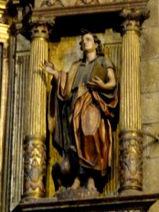 Zarauz - Iglesia de Santa María la Real, interiores, retablo mayor 08