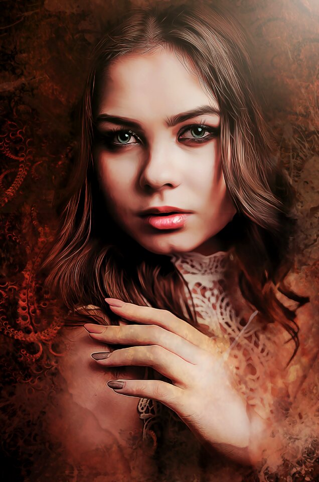 Portrait woman female