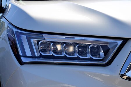 Headlight white car auto