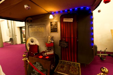 Wohnwage Kurzfilmkino - Messe Dresden 2