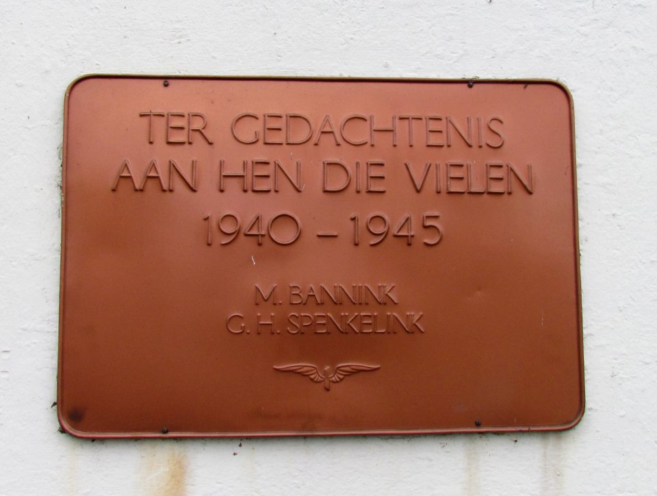 WOII-plaquette station Holten