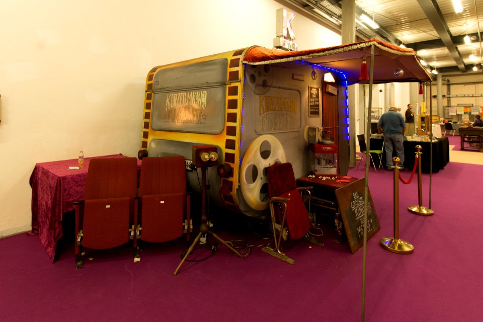 Wohnwage Kurzfilmkino - Messe Dresden