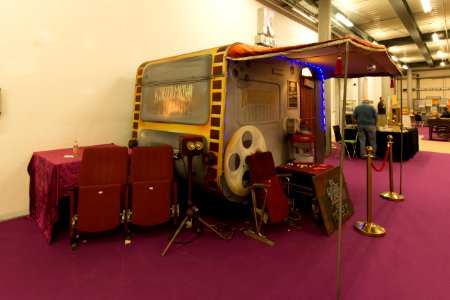 Wohnwage Kurzfilmkino - Messe Dresden