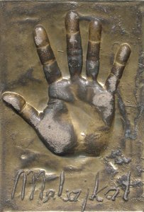Wojciech Malajkat handprint
