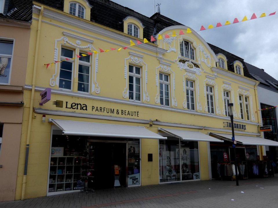 Wohnhausfassade Ahaus, Markt