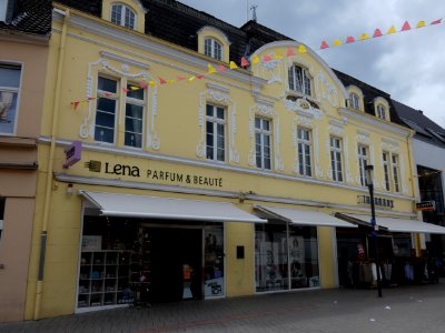 Wohnhausfassade Ahaus, Markt