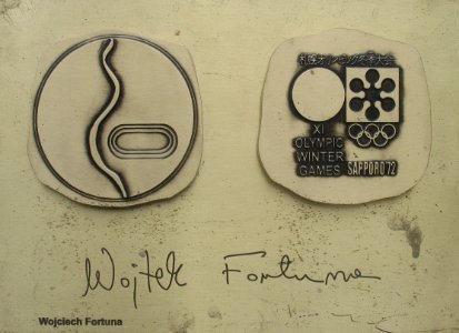 Wojciech Fortuna medal & autograph