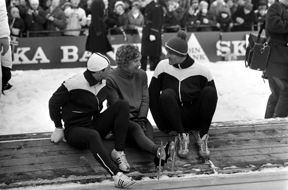 WK te Goteborg. CP 10.000m. Thomassen, Verkerk, Maier, Bestanddeelnr 921-1440