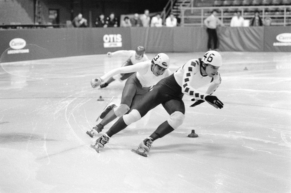 WK shorttrack voor dames en heren in de Edenhal in Amsterdam Nederlands kampioe, Bestanddeelnr 933-2681
