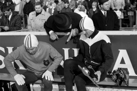 WK te Goteborg. CP 10.000m. Jan Bols en Fred Anton Maier, Bestanddeelnr 921-1443