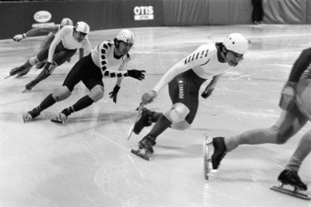 WK shorttrack voor dames en heren in de Edenhal in Amsterdam Nederlands kampioe, Bestanddeelnr 933-2679