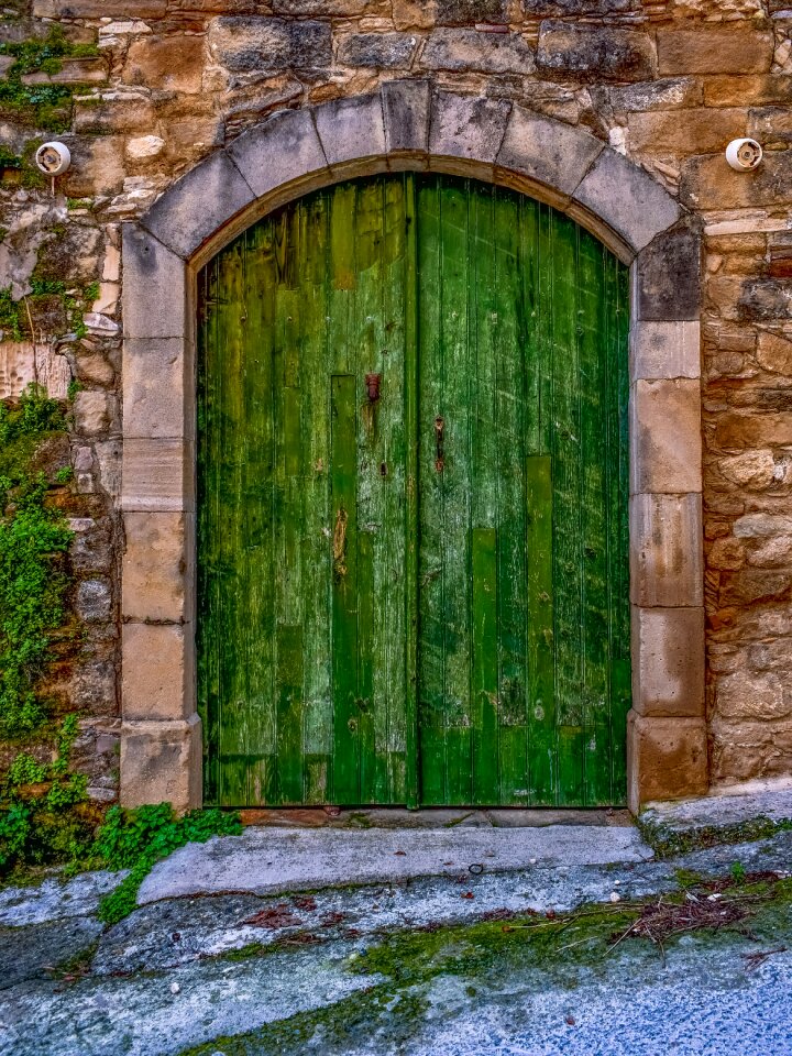 Doorway entrance facade