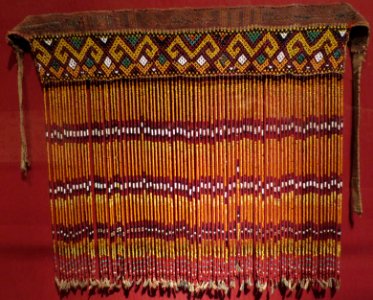 WLA haa Sulawesi Ceremonial Beaded Dance Apron